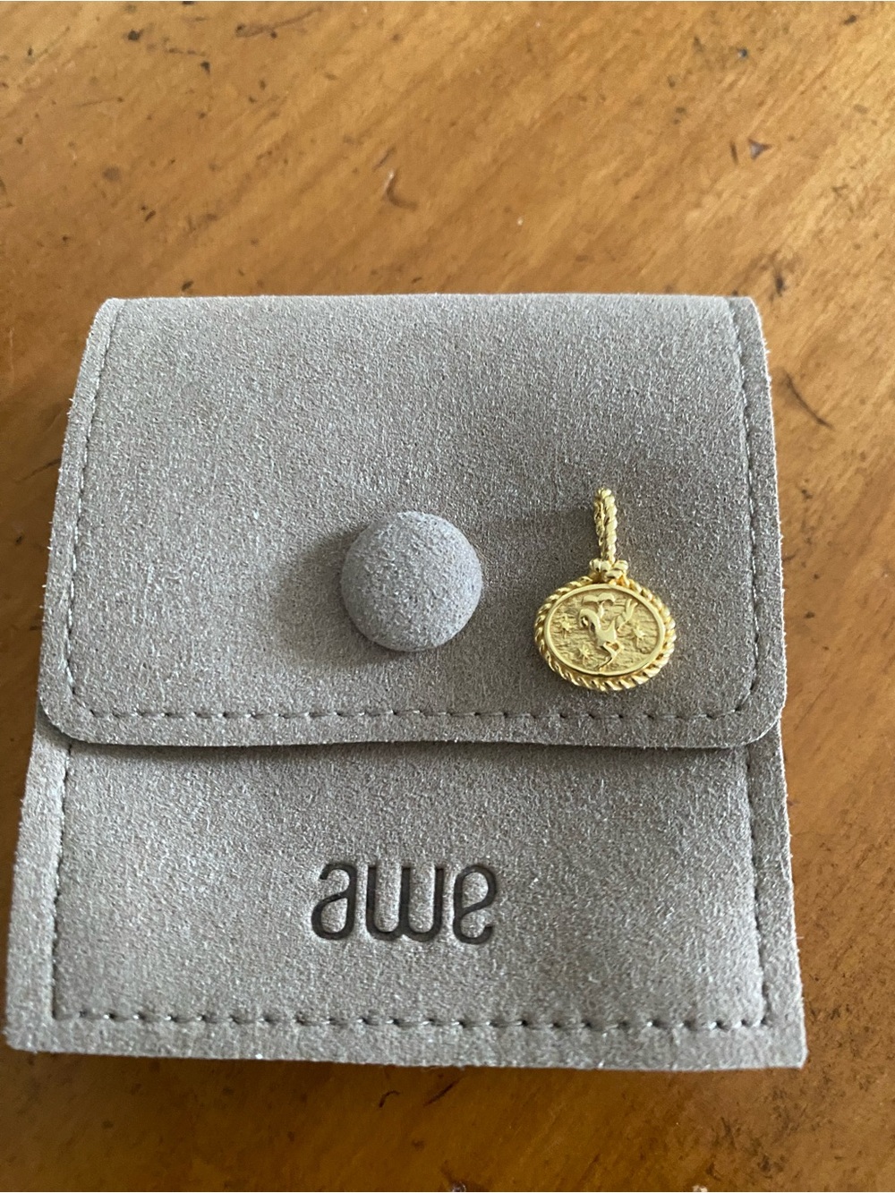 AWE Inspired Mini Gemstone Capricorn Zodiac Pendant